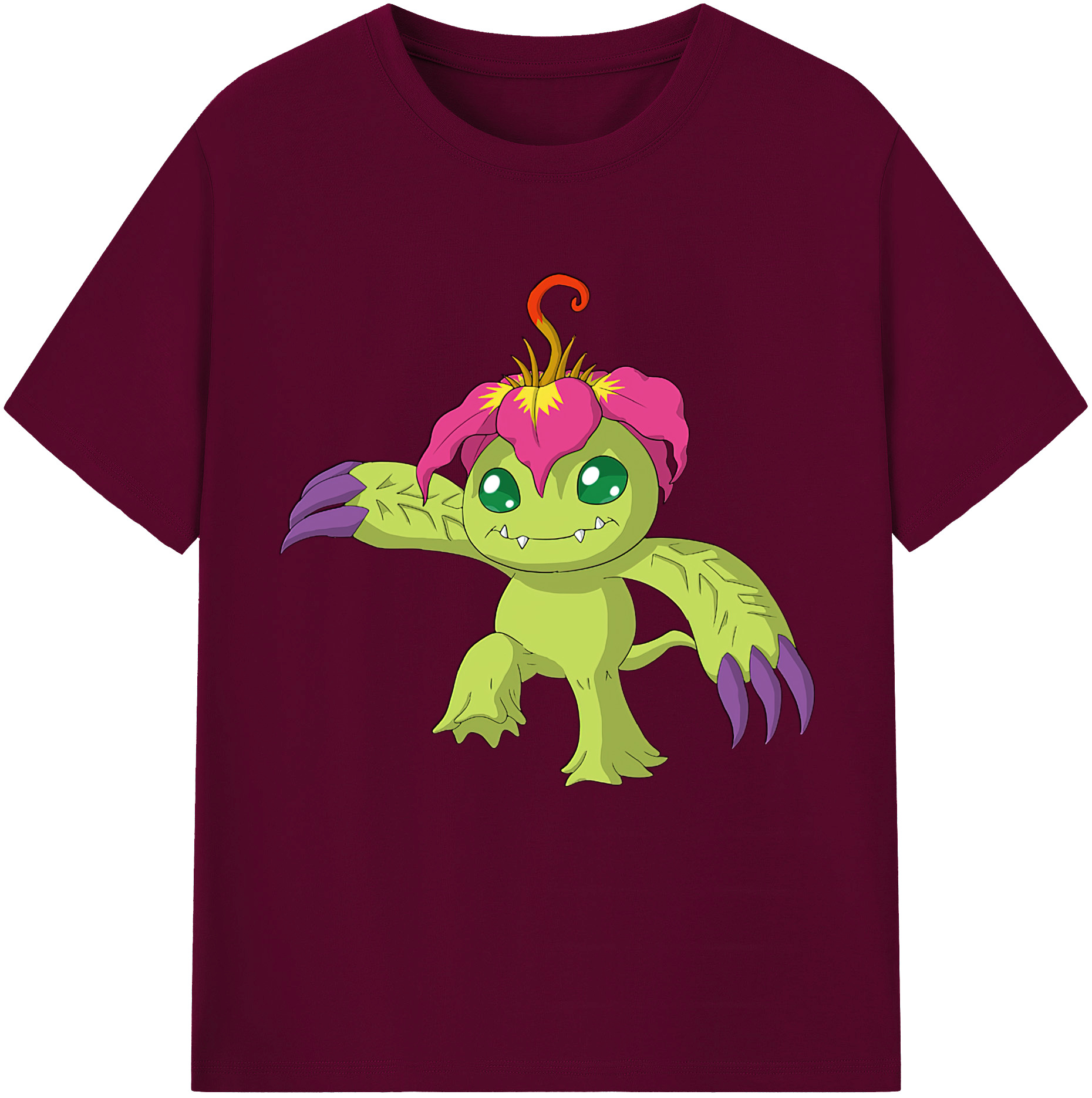 （画像用） Digimon デジタルモンスター/デジモン レディースカジュアルプリントTシャツ（綿100％）